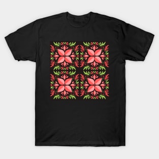 Christmas Poinsettia T-Shirt